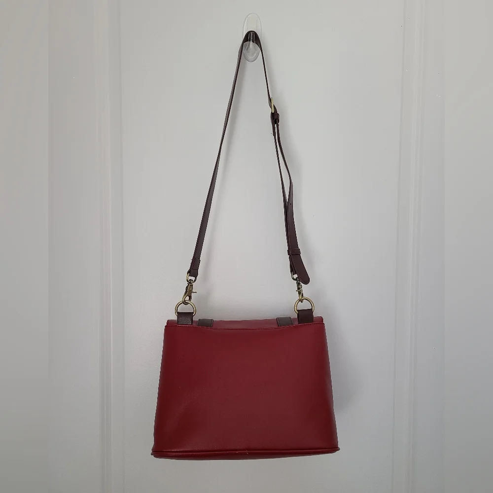 Red Camera Carrying Bag Case Red Vintage Look